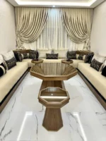 salon marocaine noire