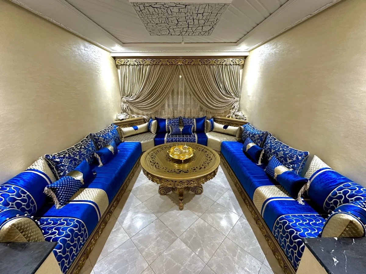 salon marocaine blue royal – Image 1