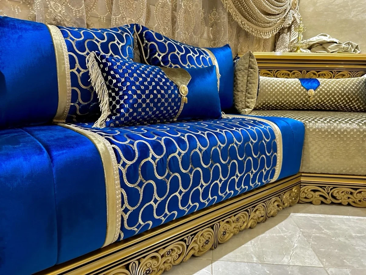 salon marocaine blue royal – Image 4