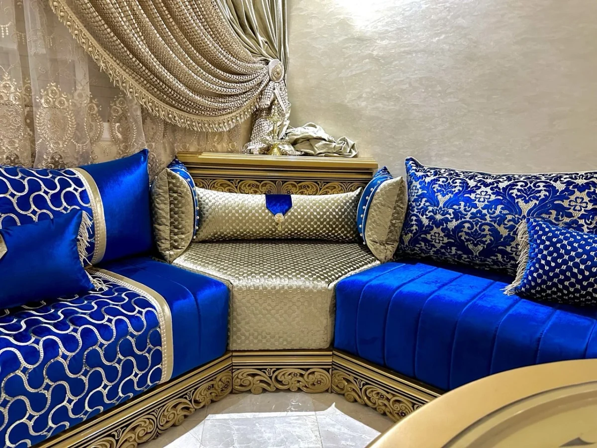 salon marocaine blue royal – Image 3