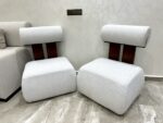 Canape blanche simple U – Image 4