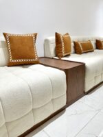 canape beje L karowat – Image 3