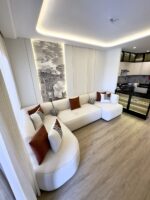 Canape blanche simple L – Image 2