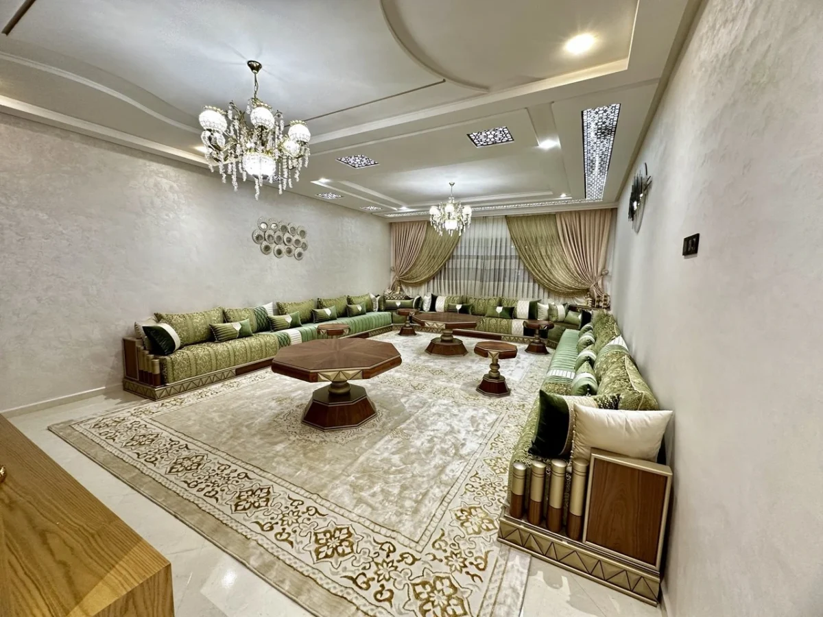 Salon marocaine U vert royal – Image 7