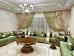 Salon marocaine U vert royal – Image 2